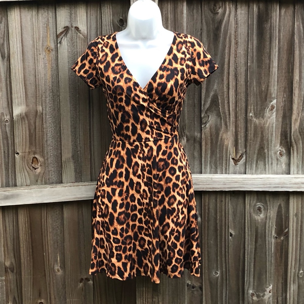 Cheetah Dress XS Rebel Sugar NWT